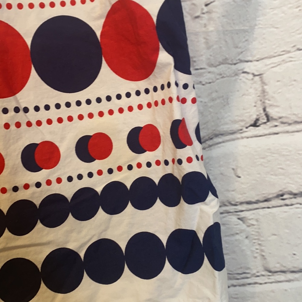 Gymboree Red White & Blue Sleeveless Shift Dress Size 6 - Picture 8 of 15